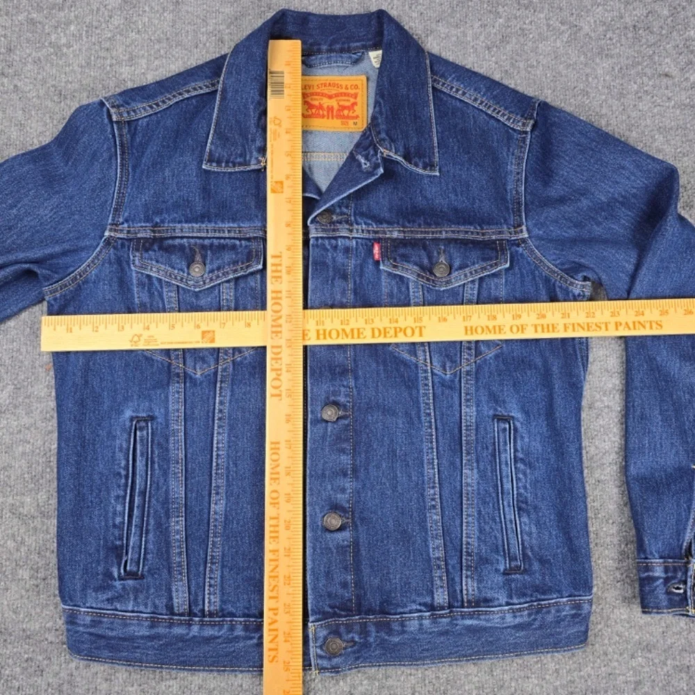 Levi's Men's Trucker Jacket Type III Indigo Blue Wash - Size Medium 72334-4216 - Picture 12 of 12